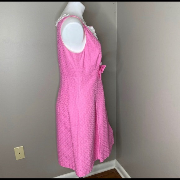 Trina Turk Pink Floral Bow Dress - Picture 4 of 8